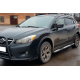 Боковые трубы BB002 (2 шт., нержавейка) для Subaru XV 2011-2017 гг