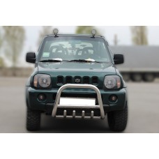 Кенгурятник F2-01 (нерж) для Suzuki Jimny 1998-2018 рр