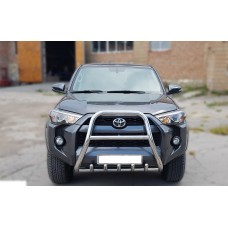 Кенгурятник F1-50 (2014-2024, нерж) для Toyota 4Runner рр