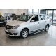 Боковые пороги Fulmond (2 шт., Алюминий) для Dacia Logan MCV 2013-2020 гг