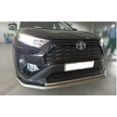 Передній захист F3-10 (нерж) для Toyota Rav 4 2019- рр
