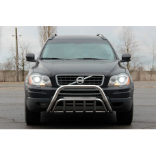 Передня дуга WT002 (нерж.) для Volvo XC90 2002-2014 рр