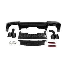 Задний диффузор с насадками на выхлоп (для F97/M-Sport 2022-2024) для BMW X3 G01 2018- гг