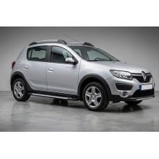 Боковые Подножки Line (2 шт., Алюминий) для Dacia Sandero 2013-2020 гг