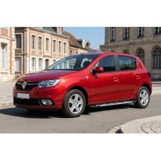Боковые Подножки Sunrise (2 шт., Алюминий) для Renault Sandero 2013-2022 гг