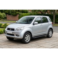 Бокові пороги Allmond Black (2 шт., алюміній) для Daihatsu Terios 2006-2017 рр