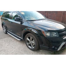 Бокові пороги Fullmond (2 шт., алюміній) для Dodge Journey 2008-2020 рр