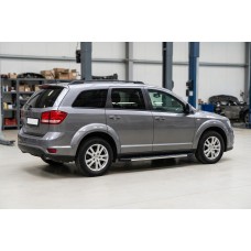 Бокові пороги Duru (2 шт., Алюміній) для Fiat Freemont 2011-2016 рр