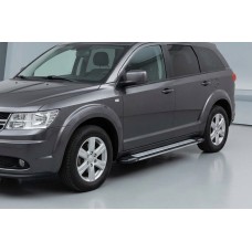 Бокові пороги Rainbow (2 шт., Алюміній) для Fiat Freemont 2011-2016 рр