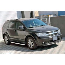 Бокові пороги Fullmond (2 шт., алюміній) для Fiat Freemont 2011-2016 рр