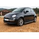 Боковые Подножки Maydos V1 (2 шт., Алюминий и Нержавейка) для Fiat 500/500L 2013-2022 гг