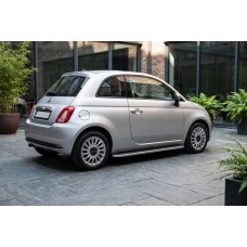 Боковые Подножки Tayga Grey (2 шт., Алюминий) для Fiat 500/500L 2013-2022 гг