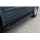Боковые Подножки Allmond Black (2 шт., Алюминий) Стандартная база для Ford Connect 2010-2013 гг