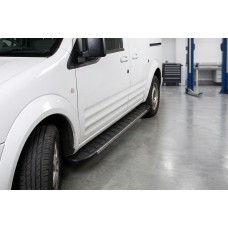 Боковые Подножки Duru (2 шт., Алюминий) Макси База для Ford Connect 2010-2013 гг