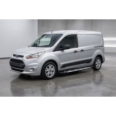 Бокові пороги Sunrise (2 шт., алюміній) Стандартна база для Ford Connect 2014-2021 рр