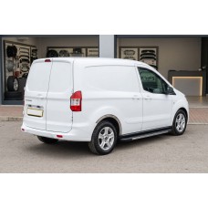 Бокові пороги Duru (2 шт., алюміній) для Ford Courier 2014-2023 рр