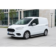 Боковые Подножки Maydos V1 (2 шт., нержавейка) для Ford Courier 2014-2023 гг