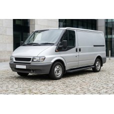 Боковые Подножки Allmond Black (2 шт., Алюминий) L1 (короткая) для Ford Transit 2000–2014 гг