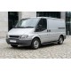 Боковые Подножки Allmond Black (2 шт., Алюминий) L1 (короткая) для Ford Transit 2000–2014 гг