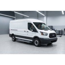 Боковые Подножки Rainbow (2 шт., Алюминий) L2 (Длинная)/L3 (Удлиненная) для Ford Transit 2014- гг