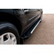 Боковые пороги RedLine V1 (2 шт., алюминий) Длинная База для Ford Custom 2013-2022 гг