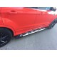 Бокові пороги Sunrise (2 шт., Алюміній) З чорним листям на дверях для Ford Kuga/Escape 2013-2019 рр
