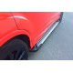 Боковые Подножки Line (2 шт., Алюминий) С молдингами на дверях для Ford Kuga/Escape 2013-2019 гг