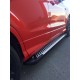 Боковые пороги Line (2 шт., алюминий) С окрашенной листвой на дверях для Ford Kuga/Escape 2013-2019 гг