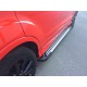 Боковые пороги Line (2 шт., алюминий) С окрашенной листвой на дверях для Ford Kuga/Escape 2013-2019 гг