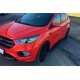 Боковые пороги Bosphorus Black (2 шт., алюминий) С черной накладкой на дверях для Ford Kuga/Escape 2013-2019 гг