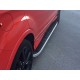 Бокові пороги Tayga Grey (2 шт., Алюміній) З чорним листям на дверях для Ford Kuga/Escape 2013-2019 рр