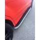 Бокові пороги Tayga Grey (2 шт., Алюміній) З чорним листям на дверях для Ford Kuga/Escape 2013-2019 рр