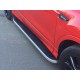 Бокові пороги Tayga Grey (2 шт., Алюміній) З чорним листям на дверях для Ford Kuga/Escape 2013-2019 рр