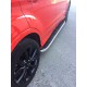 Бокові пороги Tayga Grey (2 шт., Алюміній) З чорним листям на дверях для Ford Kuga/Escape 2013-2019 рр