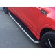 Бокові пороги Tayga Grey (2 шт., Алюміній) З чорним листям на дверях для Ford Kuga/Escape 2013-2019 рр