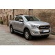 Боковые Подножки Allmond Black (2 шт., Алюминий) для Ford Ranger 2011–2022 гг