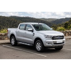 Бокові пороги Sunrise (2 шт., Алюміній) для Ford Ranger 2011-2022 рр