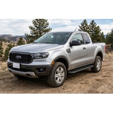 Бокові пороги Bosphorus Black (2 шт., Алюміній) для Ford Ranger 2011-2022 рр