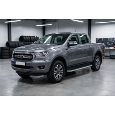 Бокові пороги Tayga Grey (2 шт., алюміній) для Ford Ranger 2011-2022 рр