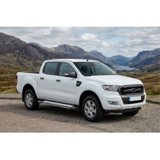 Бокові пороги Rainbow (2 шт., Алюміній) для Ford Ranger 2011-2022 рр