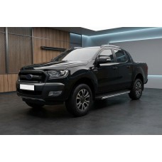 Боковые Подножки Fullmond (2 шт, алюминий) для Ford Ranger 2011–2022 гг