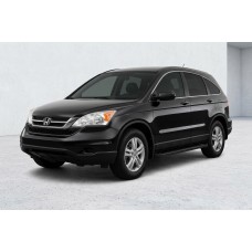Бокові пороги Allmond Black (2 шт., Алюміній) для Honda CRV 2007-2011 рр