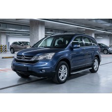 Боковые Подножки Maydos V1 (2 шт., Алюминий и Нержавейка) для Honda CRV 2007-2011 гг