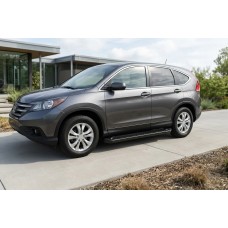Бокові пороги Allmond Black (2 шт., Алюміній) для Honda CRV 2012-2016 рр