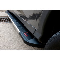 Боковые пороги RedLine V1 (2 шт., алюминий) для Honda CRV 2012-2016 гг