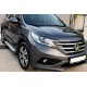 Боковые Подножки Allmond Grey (2 шт., Алюминий) для Honda CRV 2012-2016 гг