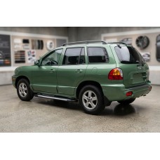 Бокові пороги Line (2 шт., Алюміній) для Hyundai Santa Fe 1 2000-2006 рр