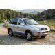 Боковые пороги Bosphorus Black (2 шт., алюминий) для Hyundai Santa Fe 1 2000-2006 гг