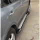 Боковые пороги Rainbow (2 шт., алюминий) для Hyundai Santa Fe 1 2000-2006 гг