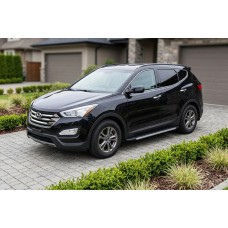 Боковые Подножки Duru (2 шт., Алюминий) для Hyundai Santa Fe 3 2012-2018 гг
